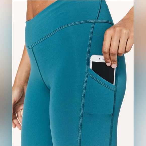 Lululemon Ready To Race Crop *21" Deep Cove - Picture 4 of 8